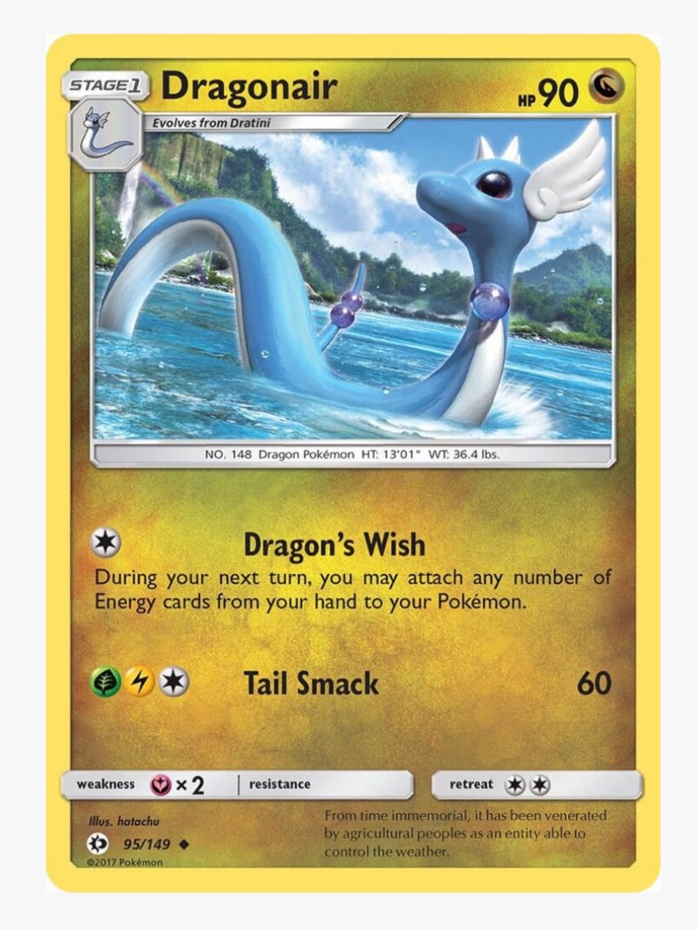 Dragonair Base Set (SM01) Pokemon Trading Card